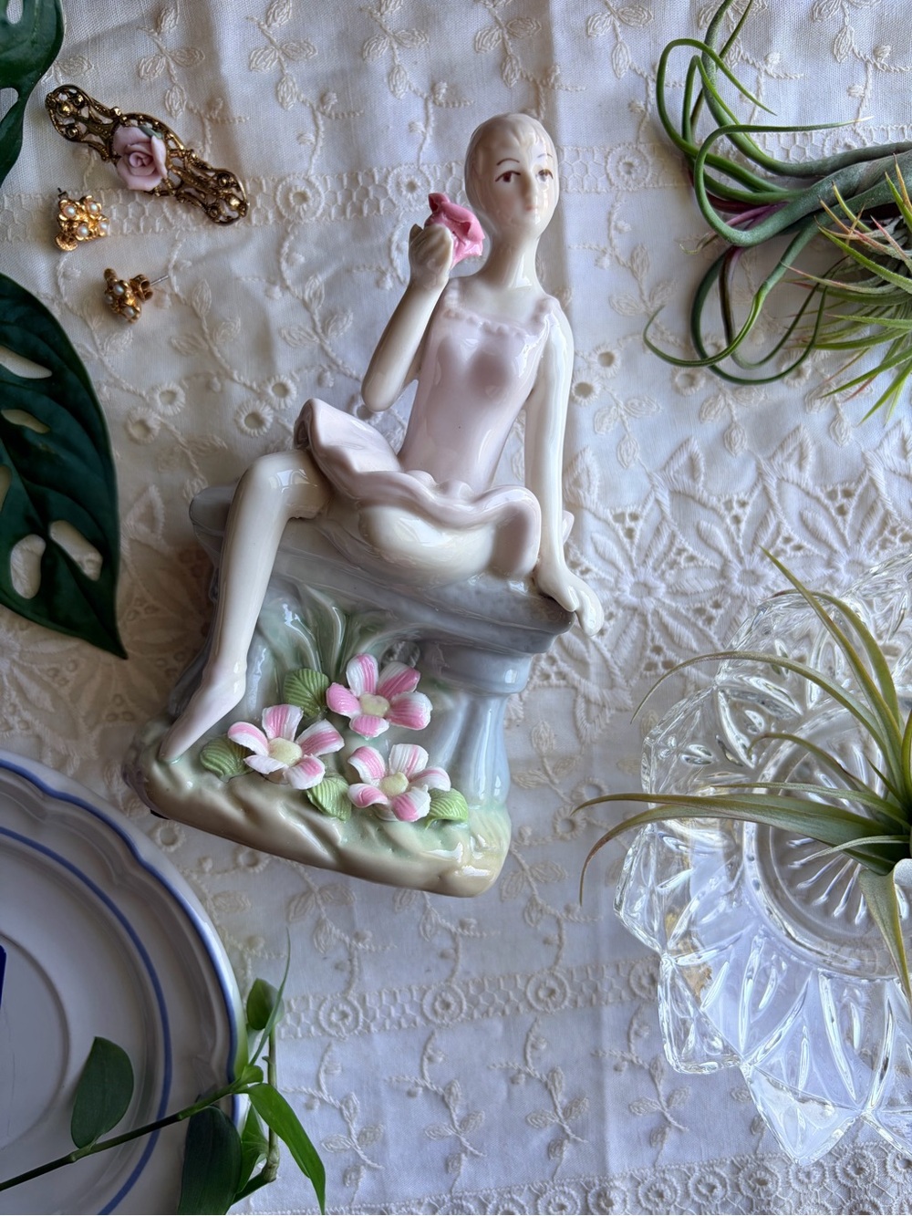 Ceramic Ballerina Figure